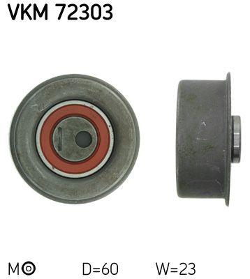 Tensioner Pulley, timing belt SKF VKM 72303