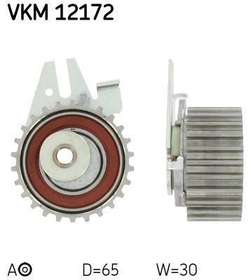 Tensioner Pulley, timing belt SKF VKM 12172