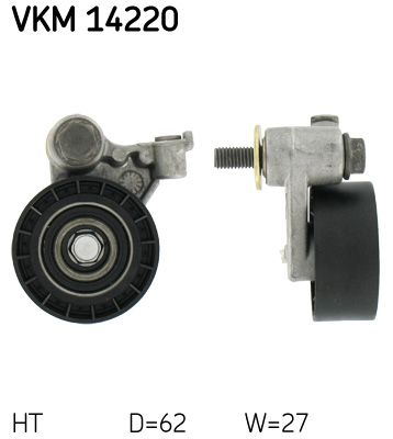 SKF VKM 14220 Tensioner Pulley, timing belt