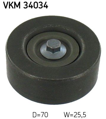 Deflection/Guide Pulley, V-ribbed belt SKF VKM 34034