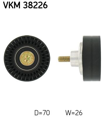 SKF VKM 38226 Deflection/Guide Pulley, V-ribbed belt