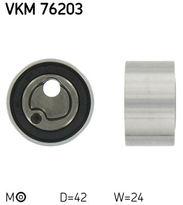 SKF VKM 76203 Tensioner Pulley, timing belt