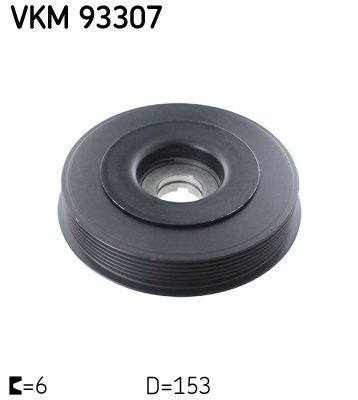 SKF VKM 93307 Belt Pulley, crankshaft