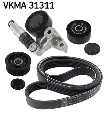 SKF VKMA 31311 V-Ribbed Belt Set