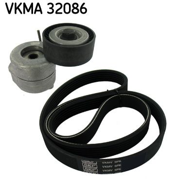 SKF VKMA 32086 V-Ribbed Belt Set