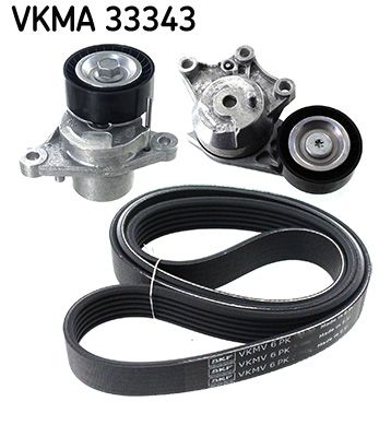 SKF VKMA 33343 V-Ribbed Belt Set