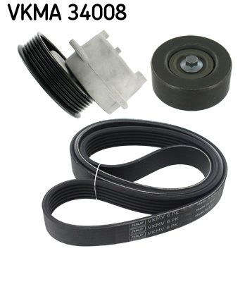 SKF VKMA 34008 V-Ribbed Belt Set