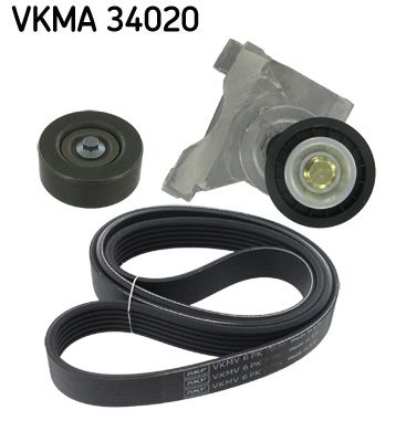 SKF VKMA 34020 V-Ribbed Belt Set