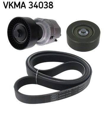 SKF VKMA 34038 V-Ribbed Belt Set