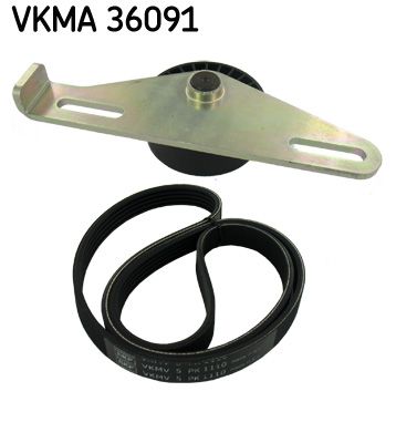 SKF VKMA 36091 V-Ribbed Belt Set