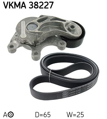 V-Ribbed Belt Set SKF VKMA 38227