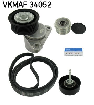 SKF VKMAF 34052 V-Ribbed Belt Set