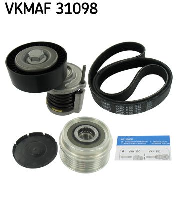 SKF VKMAF 31098 V-Ribbed Belt Set