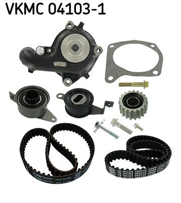 Water Pump & Timing Belt Kit SKF VKMC 04103-1