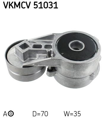 Tensioner Pulley, V-ribbed belt SKF VKMCV 51031