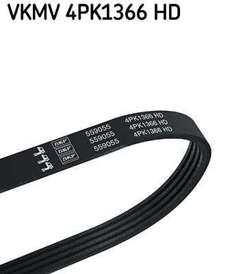 V-Ribbed Belt SKF VKMV 4PK1366 HD