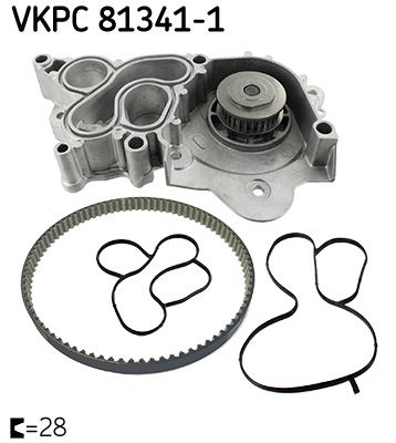 SKF VKPC 81341-1 Water Pump, engine cooling