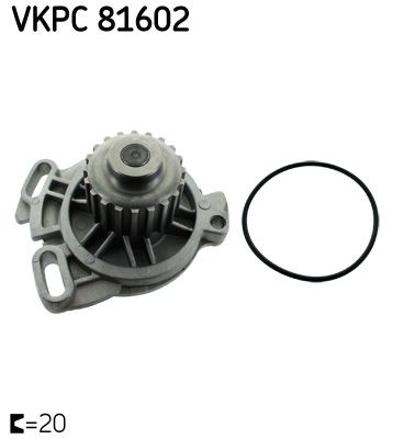 Water Pump, engine cooling SKF VKPC 81602