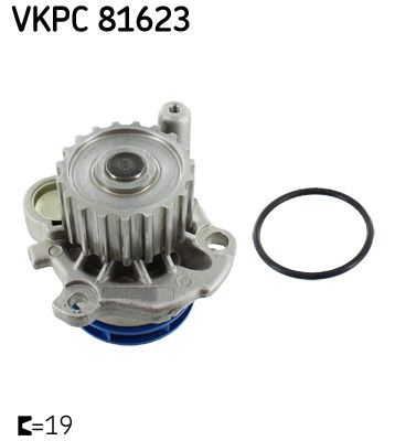 Water Pump, engine cooling SKF VKPC 81623