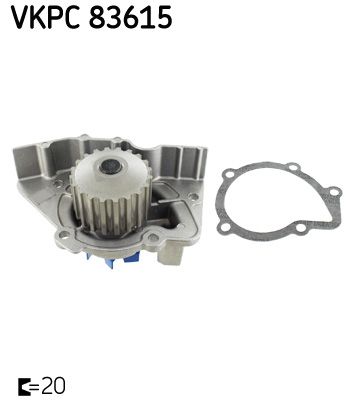 SKF VKPC 83615 Water Pump, engine cooling