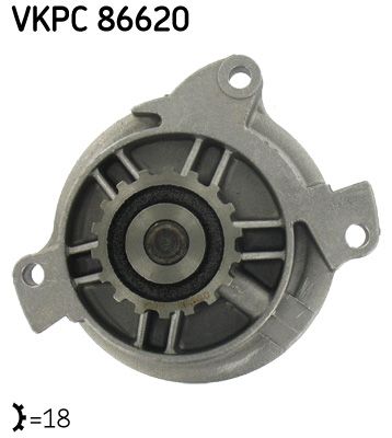 SKF VKPC 86620 Water Pump, engine cooling