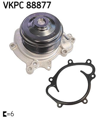 Water Pump, engine cooling SKF VKPC 88877