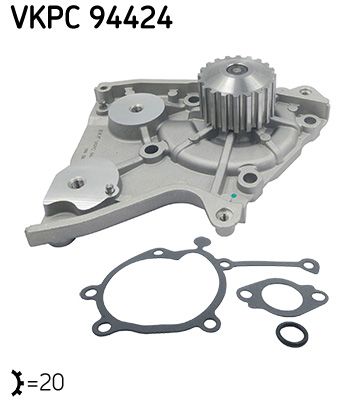 Water Pump, engine cooling SKF VKPC 94424