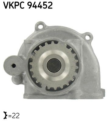 Water Pump, engine cooling SKF VKPC 94452