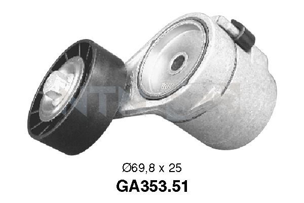 SNR GA353.51 Tensioner Pulley, V-ribbed belt