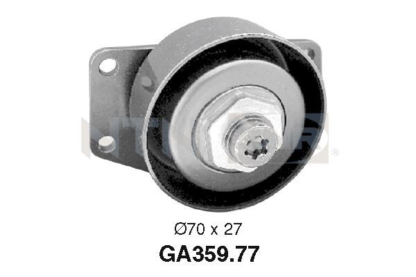 SNR GA359.77 Tensioner Pulley, V-ribbed belt