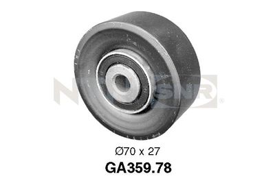 Tensioner Pulley, V-ribbed belt SNR GA359.78