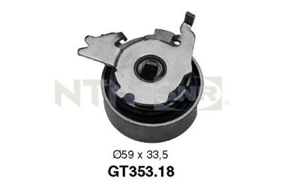 Tensioner Pulley, timing belt SNR GT353.18