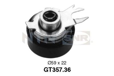 Tensioner Pulley, timing belt SNR GT357.36