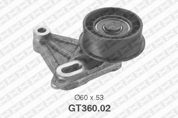 SNR GT360.02 Tensioner Pulley, timing belt