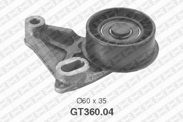 SNR GT360.04 Tensioner Pulley, timing belt