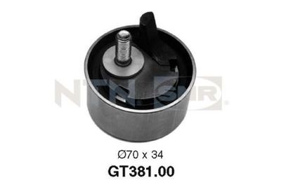 Tensioner Pulley, timing belt SNR GT381.00