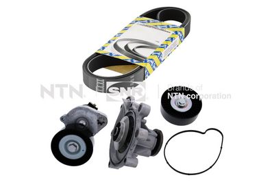 Water Pump + V-Ribbed Belt Kit SNR KAP851.070