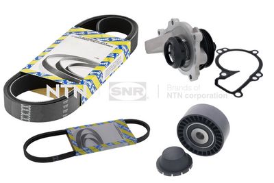 Water Pump + V-Ribbed Belt Kit SNR KAP859.490