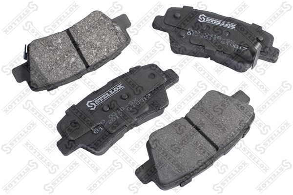 STELLOX 000 031B-SX Brake Pad Set, disc brake