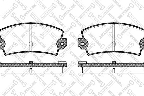 STELLOX 032 036-SX Brake Pad Set, disc brake