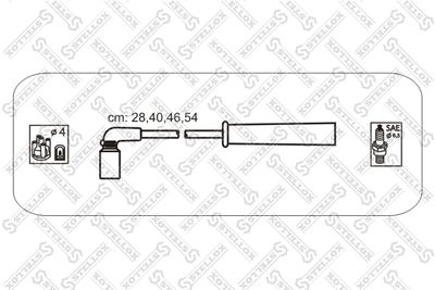 Ignition Cable Kit STELLOX 10-30044-SX