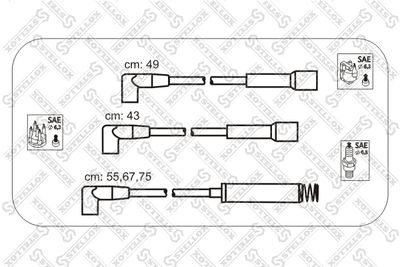 Ignition Cable Kit STELLOX 10-32311-SX