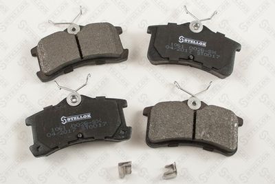 Brake Pad Set, disc brake STELLOX 1061 002B-SX