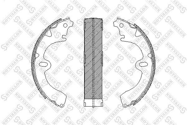 STELLOX 108 100-SX Brake Shoe Set