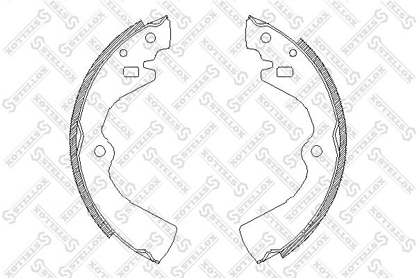 STELLOX 138 100-SX Brake Shoe Set