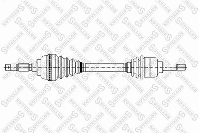 Drive Shaft STELLOX 158 1052-SX