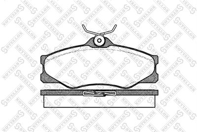 Brake Pad Set, disc brake STELLOX 234 000B-SX