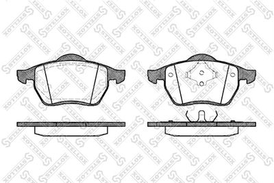 Brake Pad Set, disc brake STELLOX 401 000B-SX