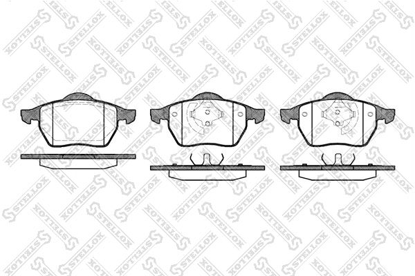 STELLOX 401 001B-SX Brake Pad Set, disc brake