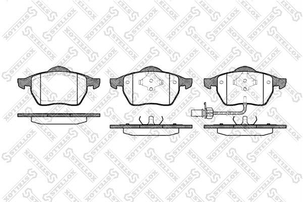 STELLOX 401 011B-SX Brake Pad Set, disc brake